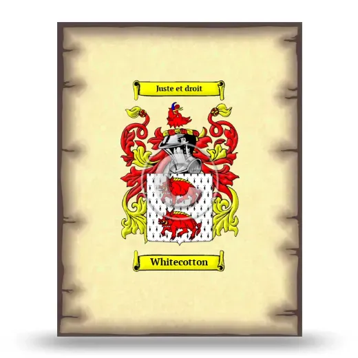 Whitecotton Coat of Arms Print