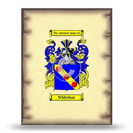 Whitelum Coat of Arms Print