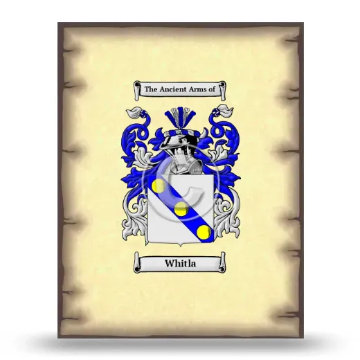 Whitla Coat of Arms Print