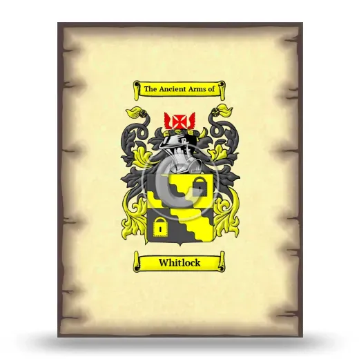 Whitlock Coat of Arms Print