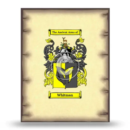 Whitman Coat of Arms Print