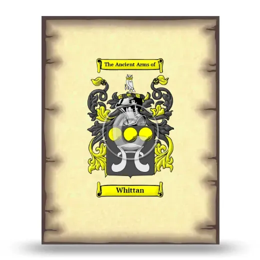 Whittan Coat of Arms Print
