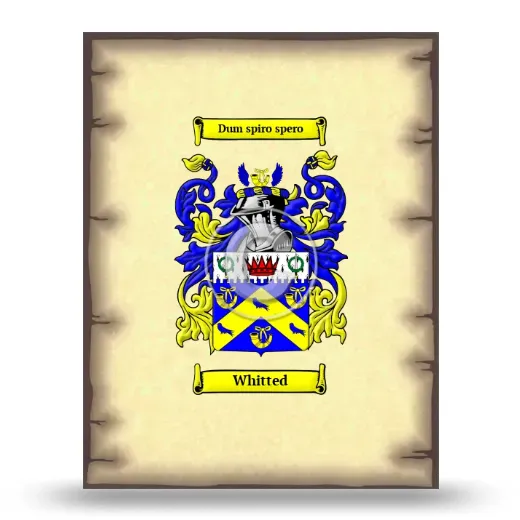 Whitted Coat of Arms Print