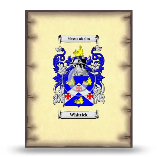 Whittick Coat of Arms Print