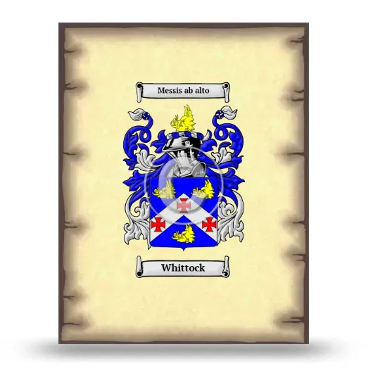 Whittock Coat of Arms Print