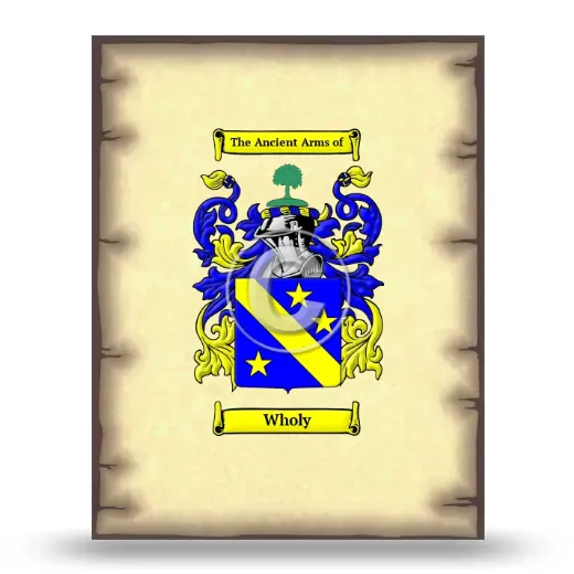 Wholy Coat of Arms Print