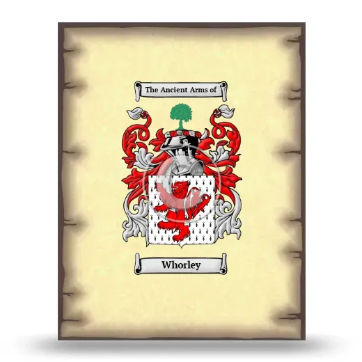 Whorley Coat of Arms Print