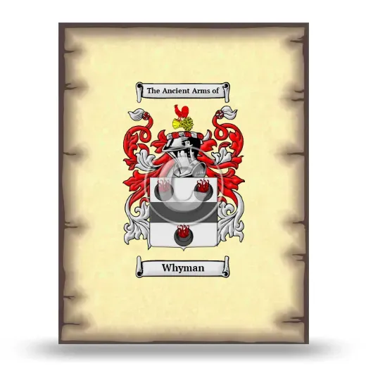 Whyman Coat of Arms Print