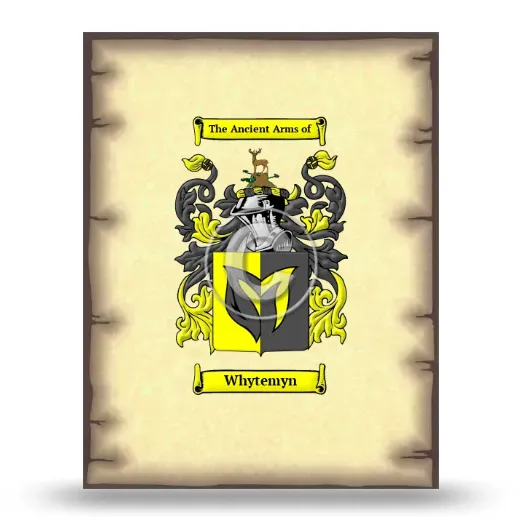 Whytemyn Coat of Arms Print