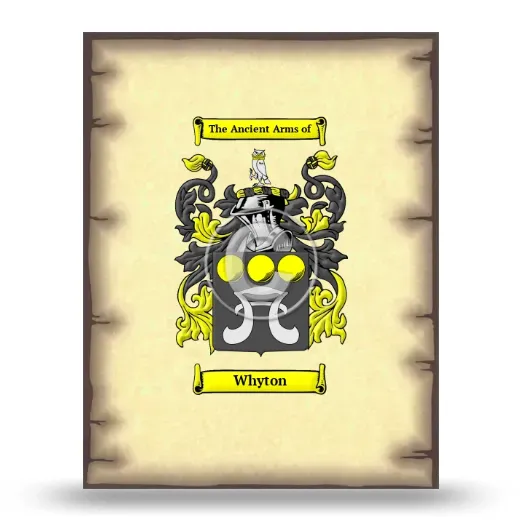 Whyton Coat of Arms Print