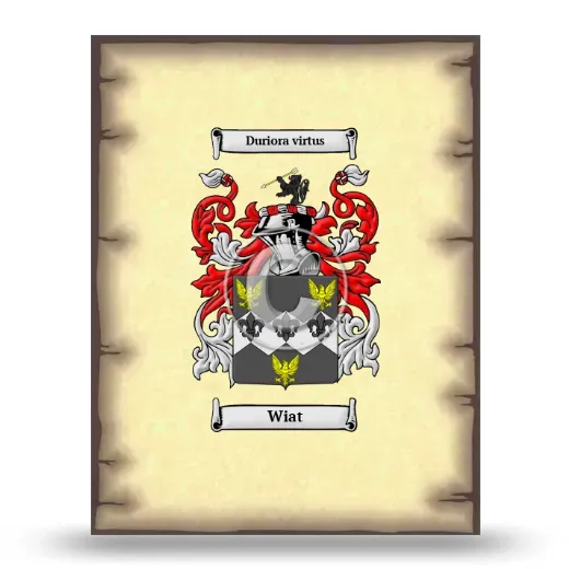 Wiat Coat of Arms Print