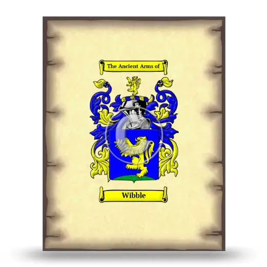 Wibble Coat of Arms Print