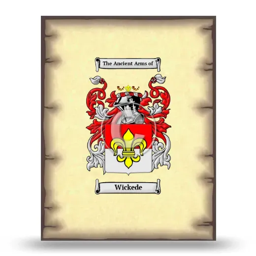 Wickede Coat of Arms Print
