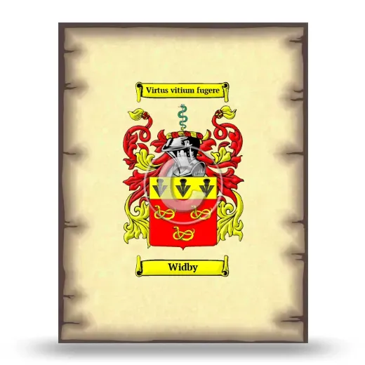 Widby Coat of Arms Print