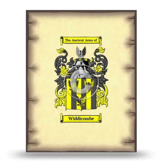 Widdicombe Coat of Arms Print