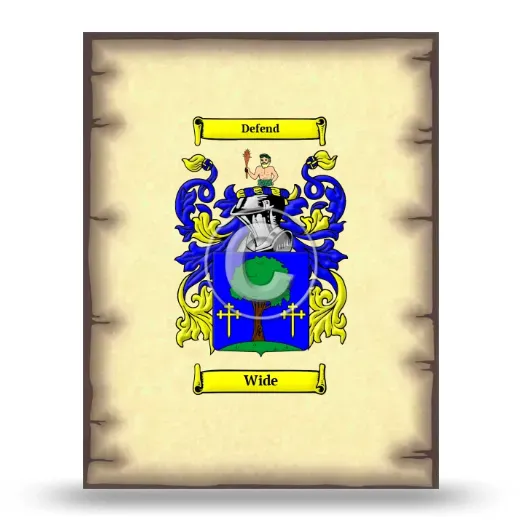 Wide Coat of Arms Print