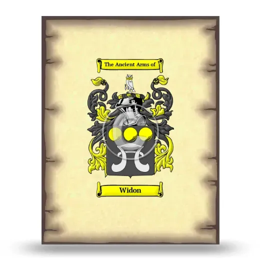 Widon Coat of Arms Print