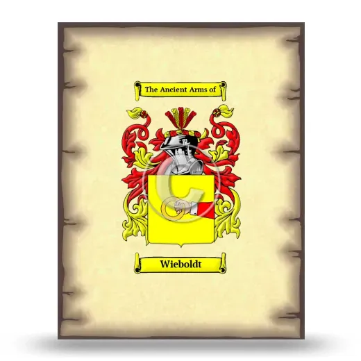 Wieboldt Coat of Arms Print