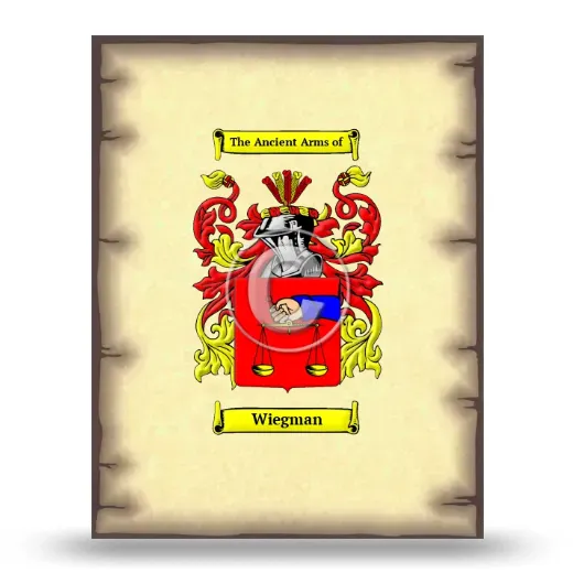Wiegman Coat of Arms Print
