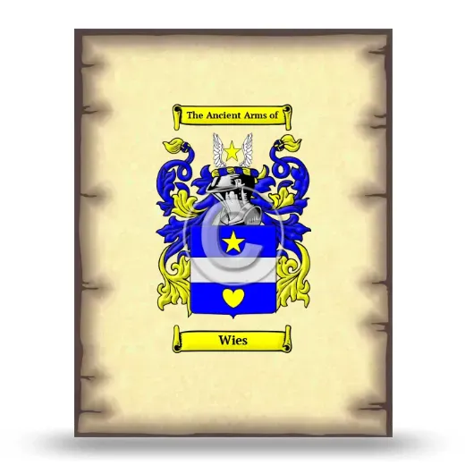 Wies Coat of Arms Print