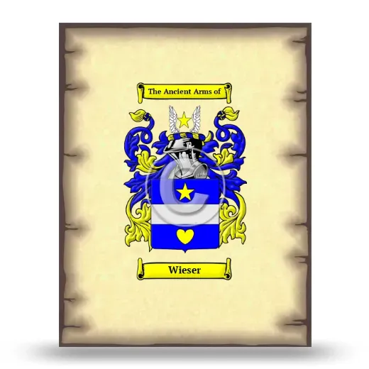 Wieser Coat of Arms Print