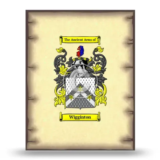 Wigginton Coat of Arms Print