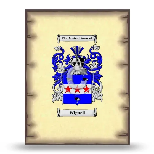 Wignell Coat of Arms Print