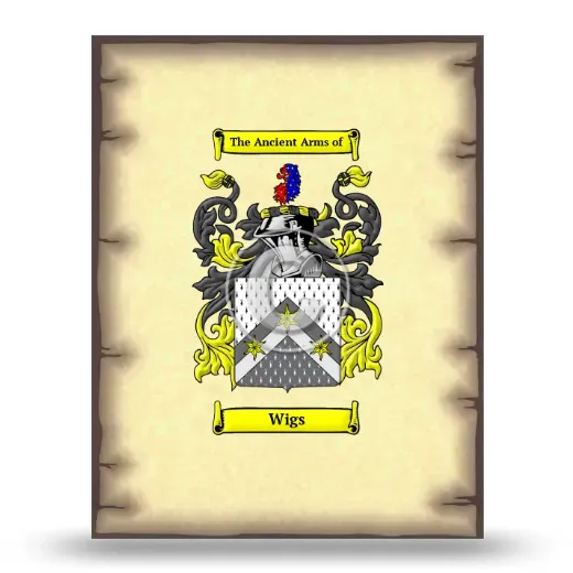 Wigs Coat of Arms Print
