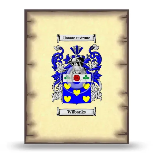 Wilbanks Coat of Arms Print