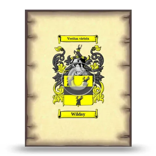 Wilday Coat of Arms Print