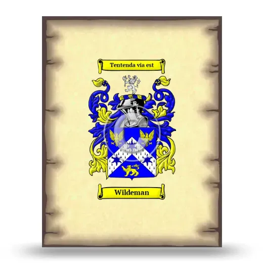 Wildeman Coat of Arms Print