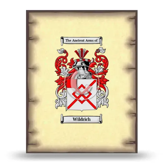 Wildrich Coat of Arms Print