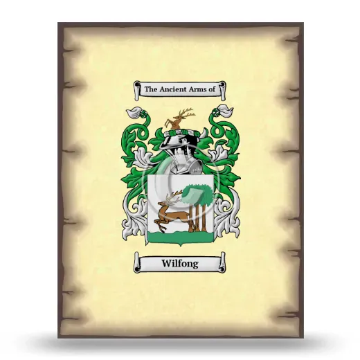 Wilfong Coat of Arms Print