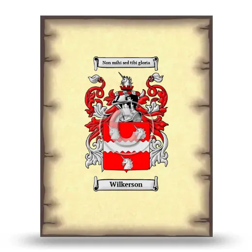 Wilkerson Coat of Arms Print