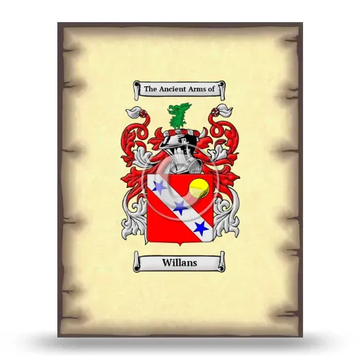 Willans Coat of Arms Print