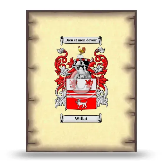 Willat Coat of Arms Print
