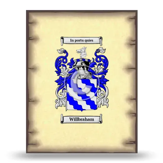 Willbraham Coat of Arms Print