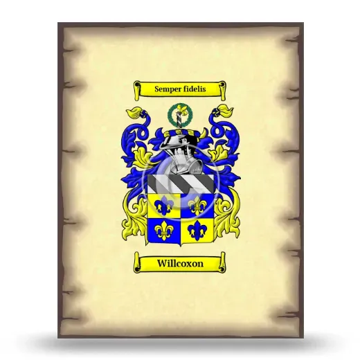 Willcoxon Coat of Arms Print