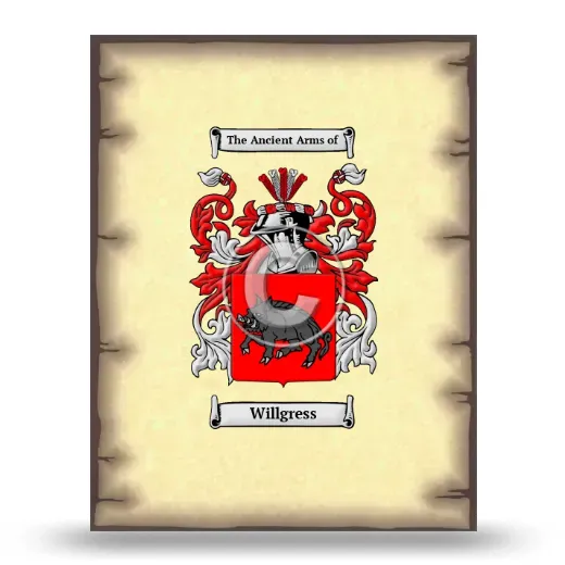 Willgress Coat of Arms Print
