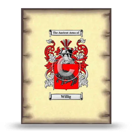 Willig Coat of Arms Print
