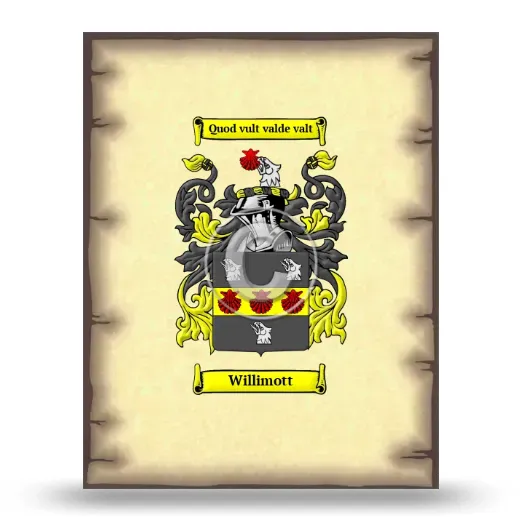 Willimott Coat of Arms Print