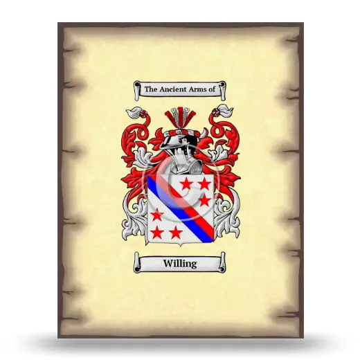 Willing Coat of Arms Print