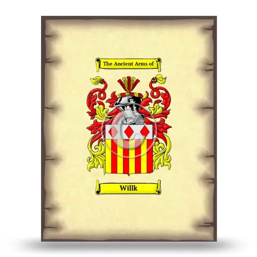 Willk Coat of Arms Print