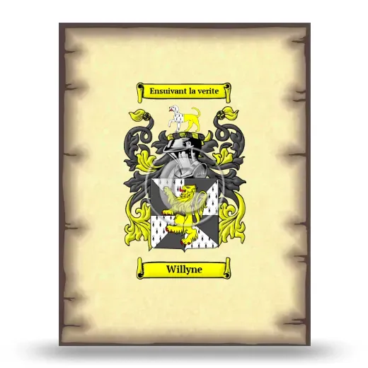 Willyne Coat of Arms Print