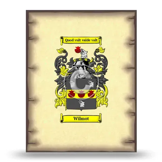 Wilmot Coat of Arms Print