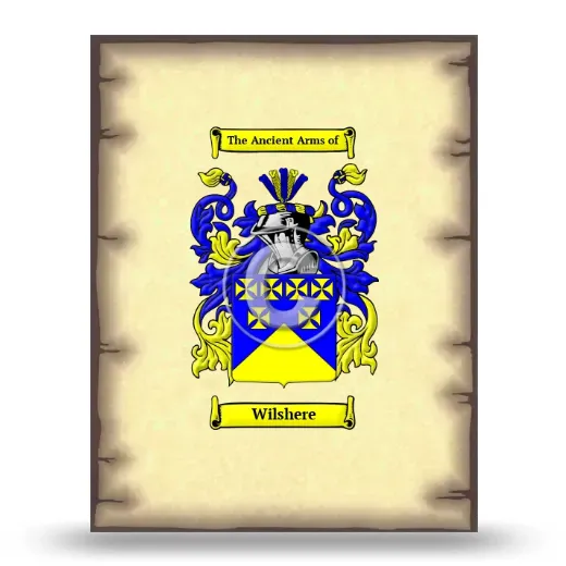 Wilshere Coat of Arms Print