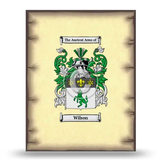 Wilson Coat of Arms Print