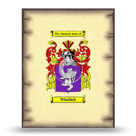 Wimbish Coat of Arms Print