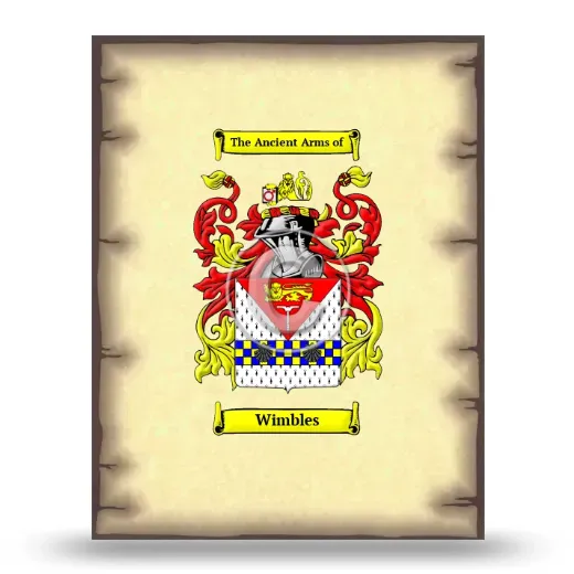Wimbles Coat of Arms Print