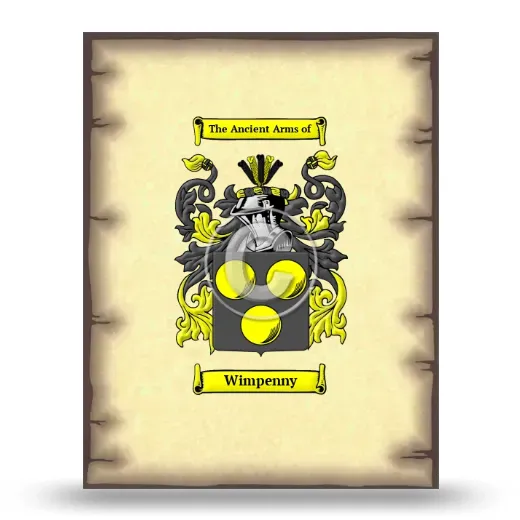 Wimpenny Coat of Arms Print